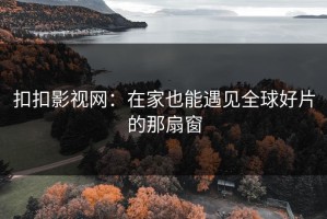 扣扣影视网：在家也能遇见全球好片的那扇窗