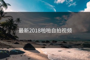 最新2018啪啪自拍视频