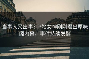 当事人又出事？P站女神刚刚曝出原味阁内幕，事件持续发酵