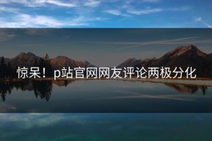 惊呆！p站官网网友评论两极分化