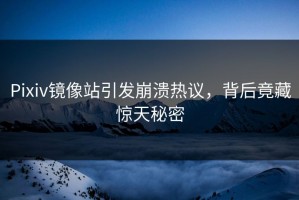 Pixiv镜像站引发崩溃热议，背后竟藏惊天秘密