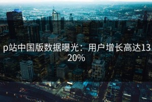 p站中国版数据曝光：用户增长高达1320%