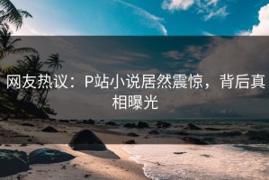 网友热议：P站小说居然震惊，背后真相曝光