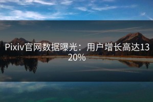 Pixiv官网数据曝光：用户增长高达1320%