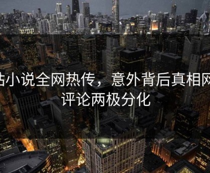p站小说全网热传，意外背后真相网友评论两极分化