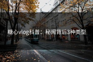 糖心vlog科普：秘闻背后3种类型