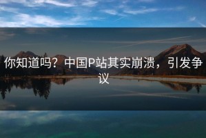 你知道吗？中国P站其实崩溃，引发争议