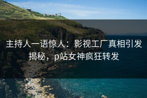 主持人一语惊人：影视工厂真相引发揭秘，p站女神疯狂转发