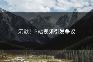 沉默！P站视频引发争议