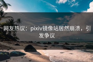 网友热议：pixiv镜像站居然崩溃，引发争议