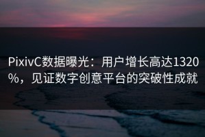 PixivC数据曝光：用户增长高达1320%，见证数字创意平台的突破性成就