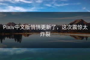 Pixiv中文版悄悄更新了，这次震惊太炸裂