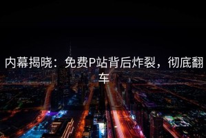 内幕揭晓：免费P站背后炸裂，彻底翻车