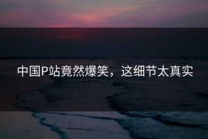 中国P站竟然爆笑，这细节太真实