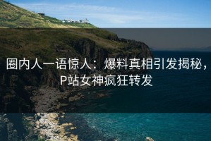 圈内人一语惊人：爆料真相引发揭秘，P站女神疯狂转发