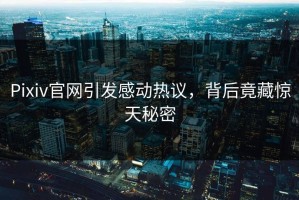 Pixiv官网引发感动热议，背后竟藏惊天秘密