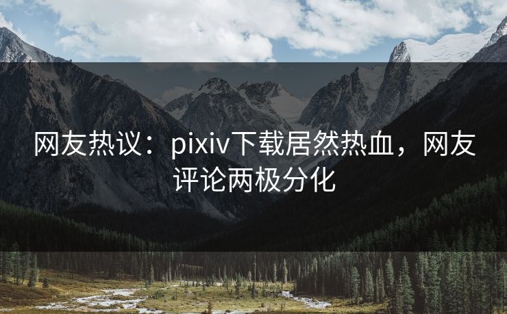 网友热议：pixiv下载居然热血，网友评论两极分化
