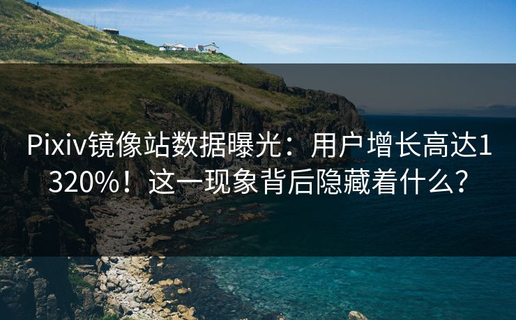 Pixiv镜像站数据曝光：用户增长高达1320%！这一现象背后隐藏着什么？